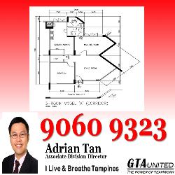 Blk 253 Tampines Street 21 (Tampines), HDB 3 Rooms #44624502